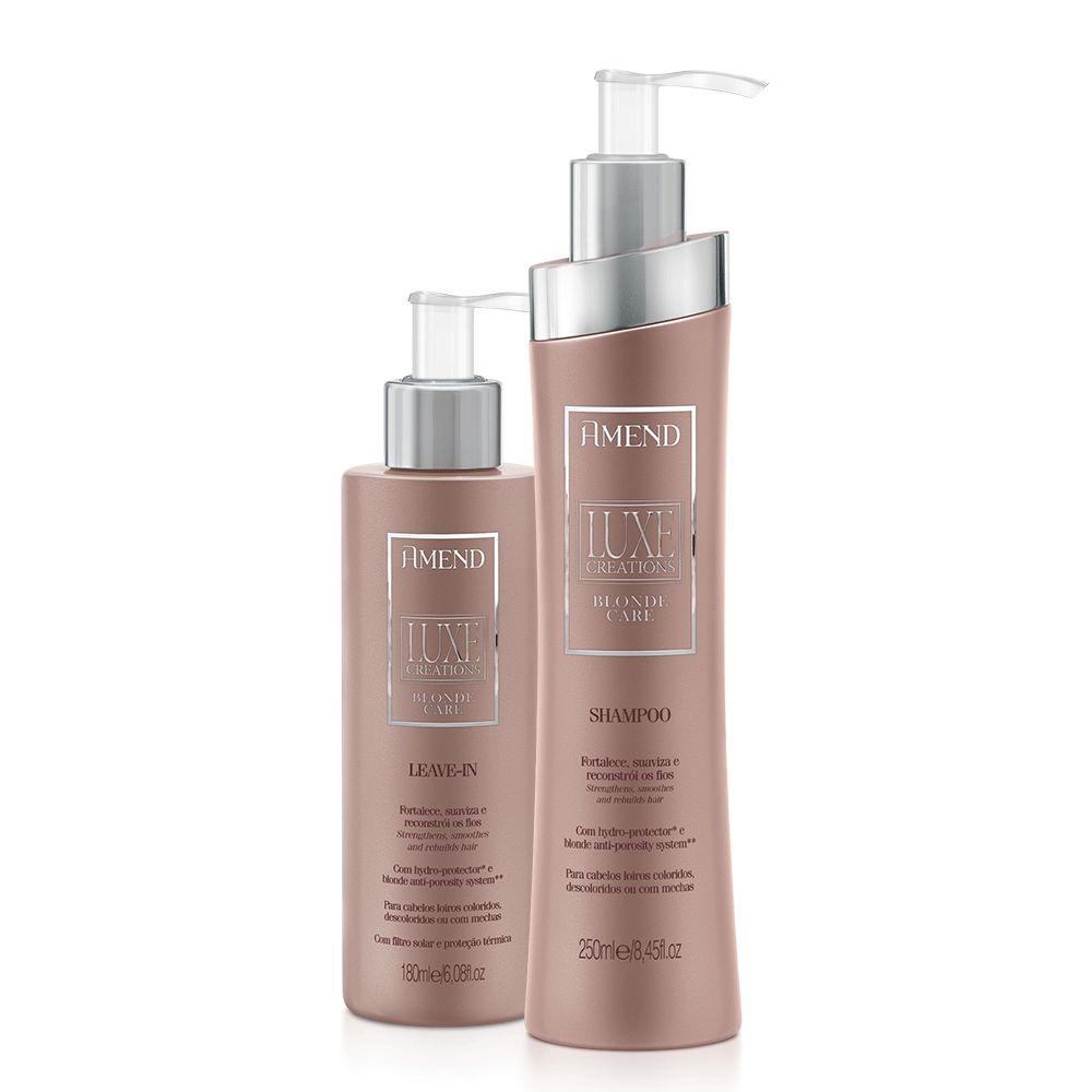 Kit Amend Luxe Creations Blonde Care | 2 produtos